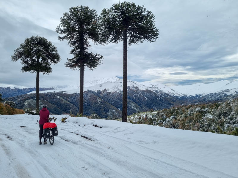 Descente du col