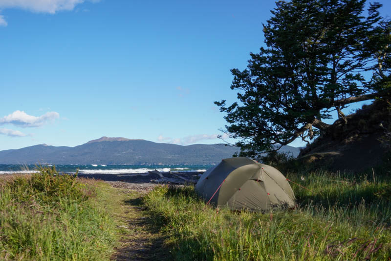 Camping avant Tolhuin