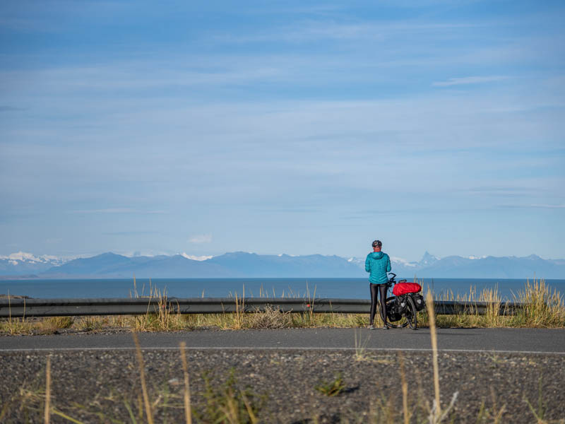 Le long du lago Argentino