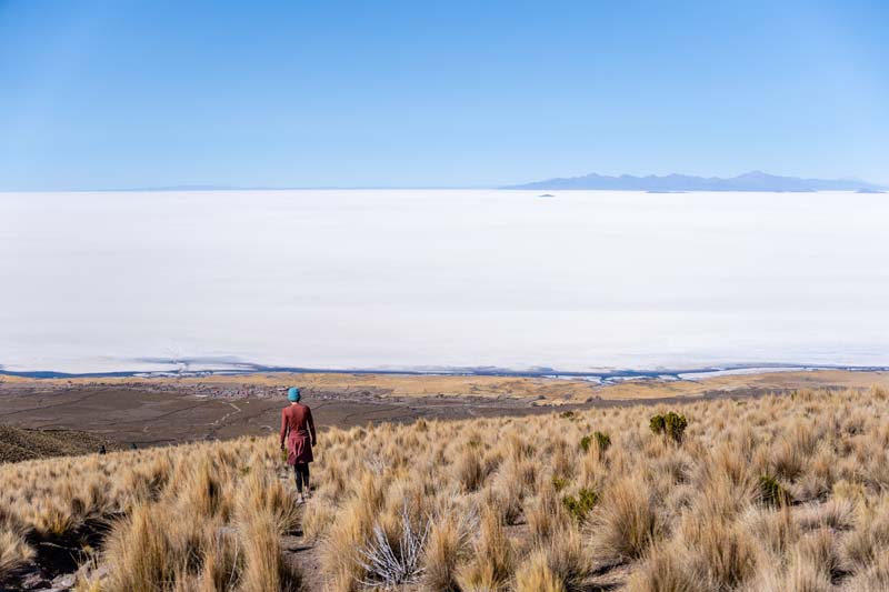 Vue sur le Salar d'Uyuni