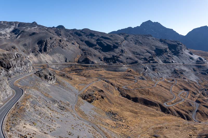 Descente sur Coroico